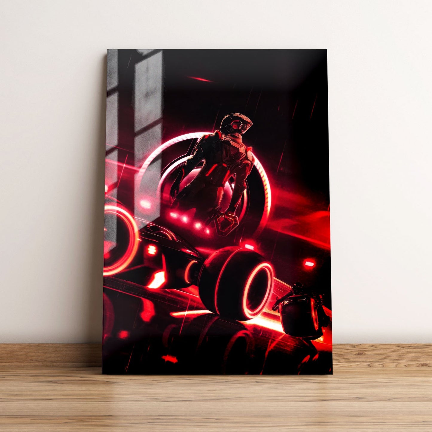 Tron Ares Cartoon Movie Metal Poster