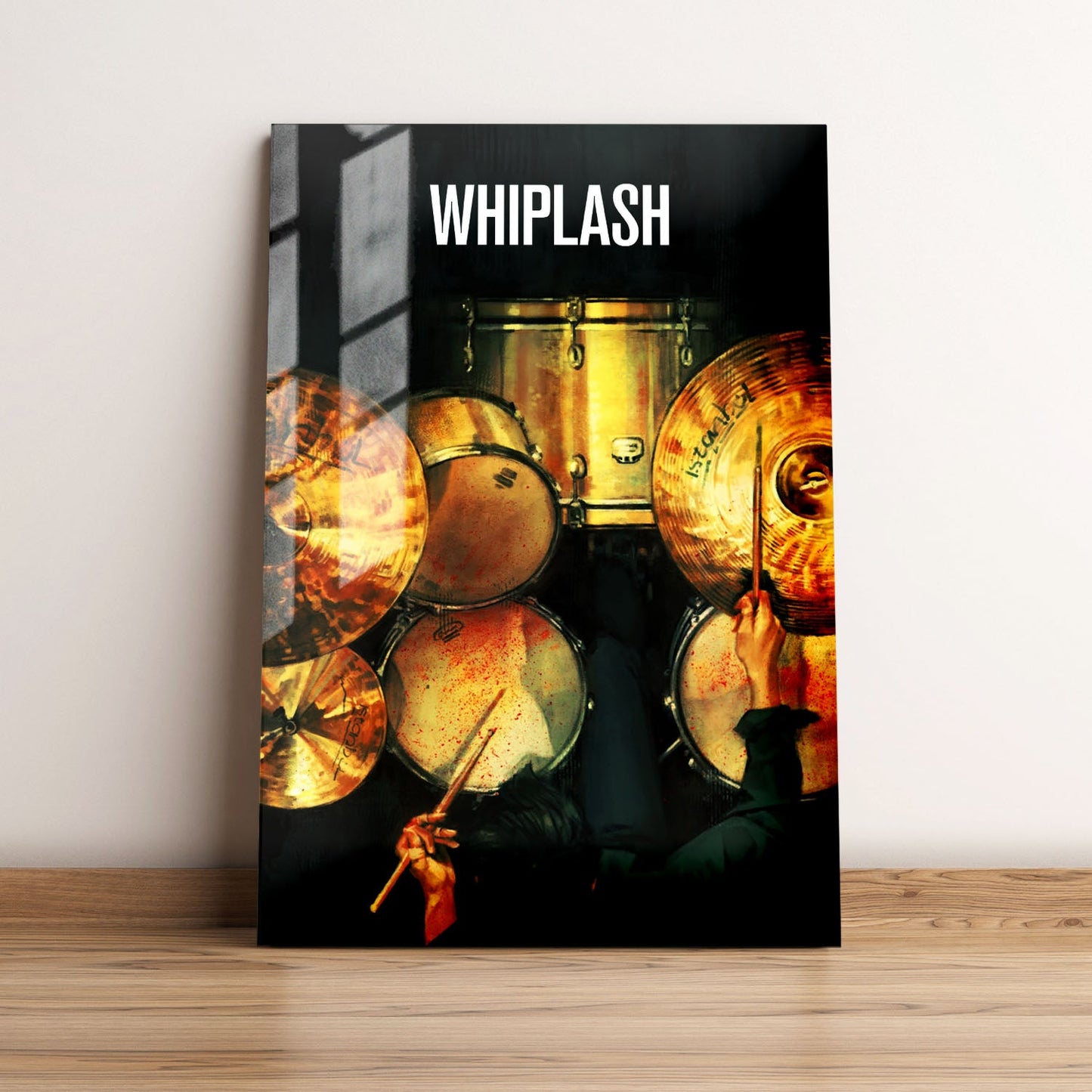 Whiplash Drums Movie Metal Poster