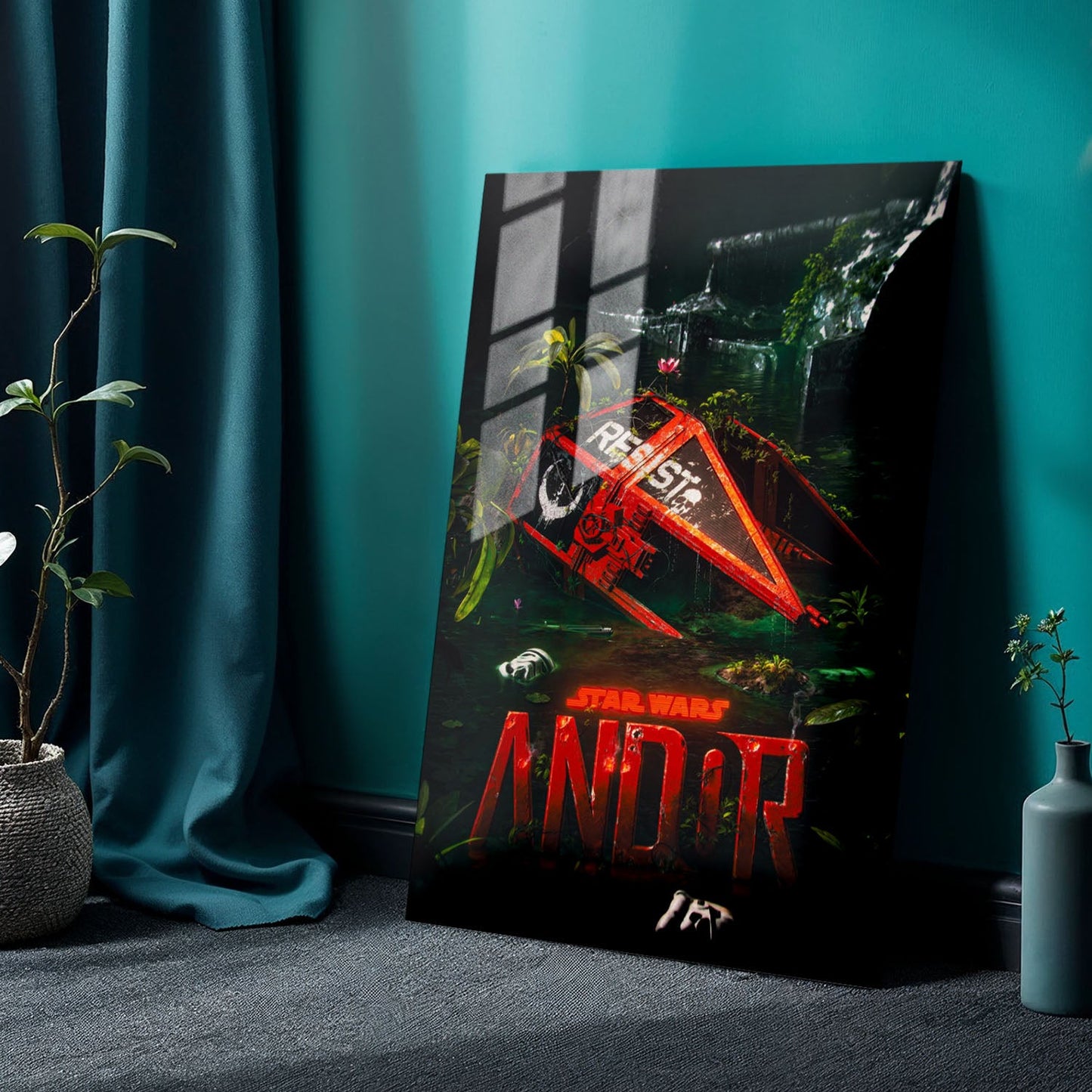 Andor Sketch TV Show Metal Poster