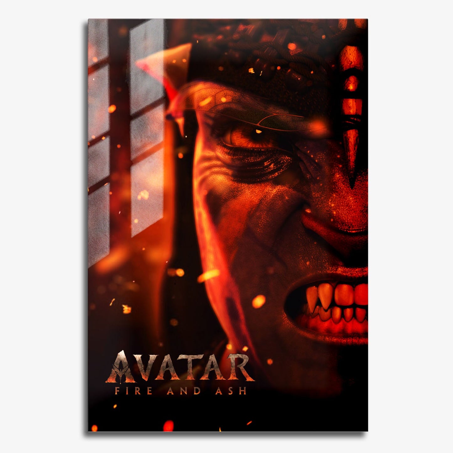Flex Designs Metal Poster Avatar Fire and Ash Jake 11 x 17" Home Goods - Movie 2009 Movie Metal Poster