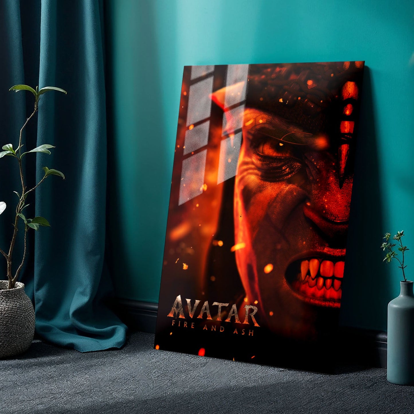 Avatar Fire and Ash Jake Movie Metal Poster