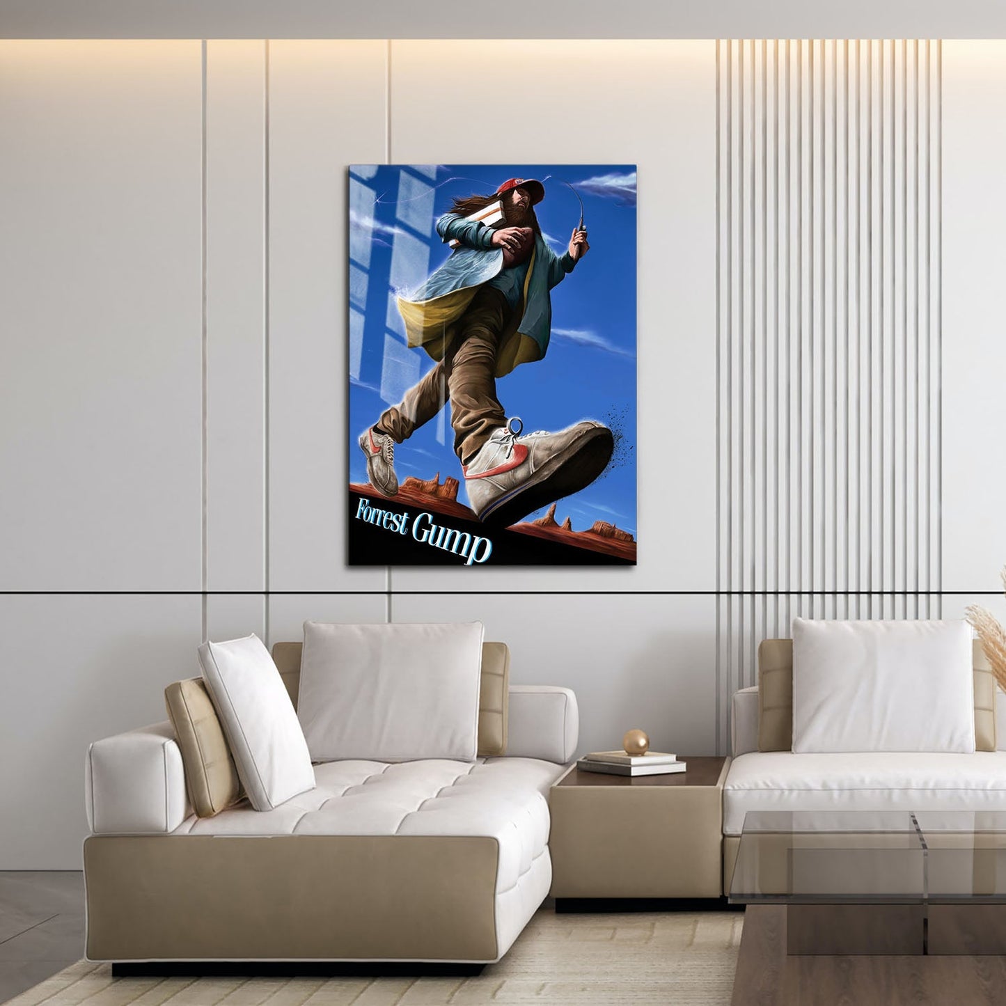 Flex Designs Metal Poster Forrest Gump Sketch 16 x 24" Home Goods - Movie 1994 Movie Metal Poster