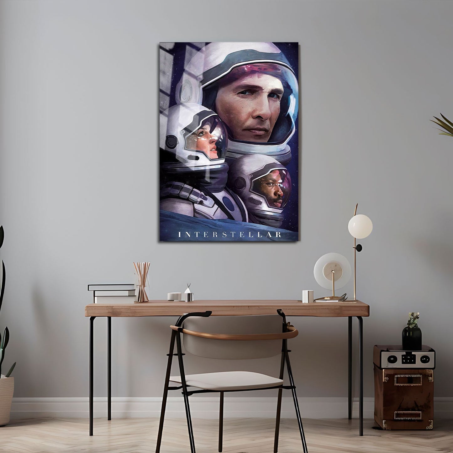 Flex Designs Metal Poster Interstellar Sketch 24 x 36" Home Goods - Movie 2014 Movie Metal Poster