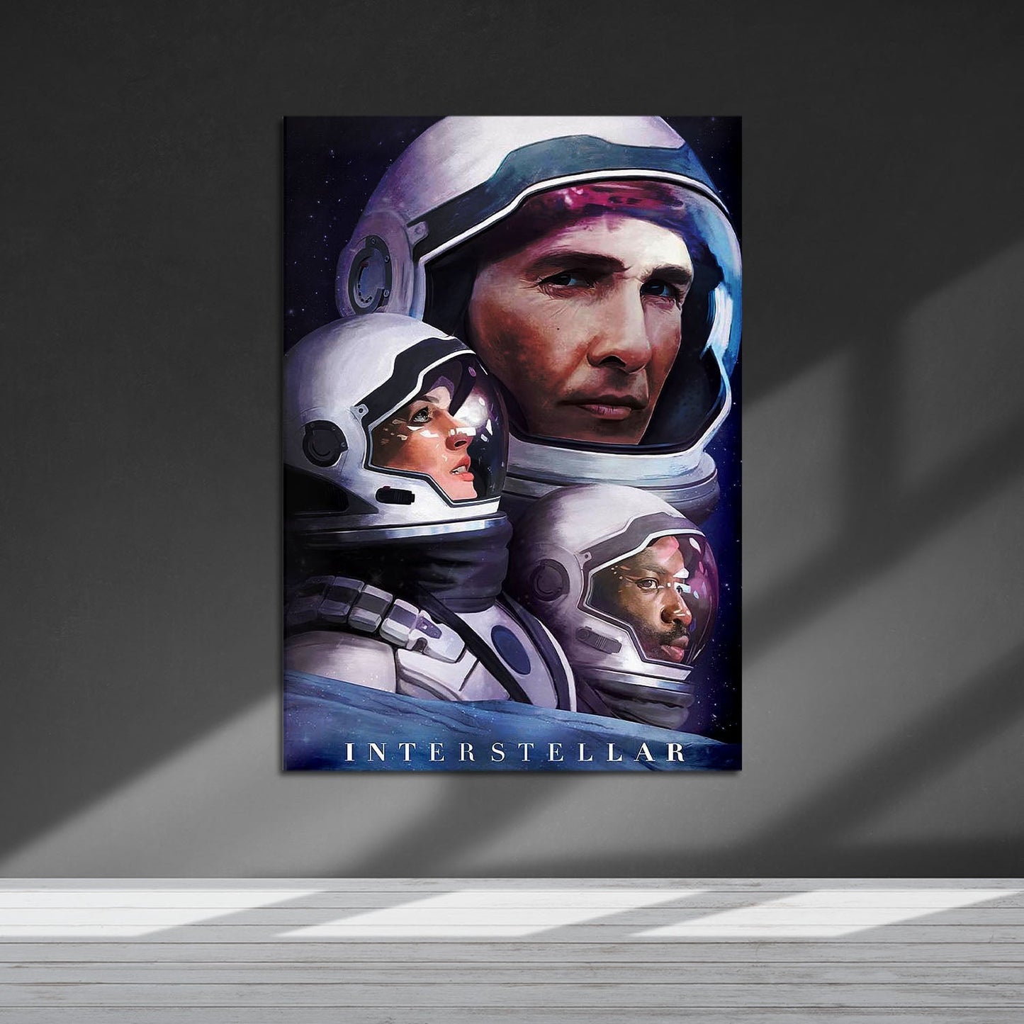Flex Designs Metal Poster Interstellar Sketch 5 x 7" Home Goods - Movie 2014 Movie Metal Poster