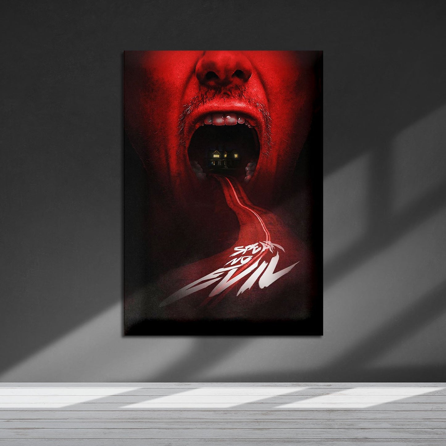 Flex Designs Metal Poster Speak No Evil Sketch 5 x 7" Home Goods - Movie 2022 Movie Metal Poster