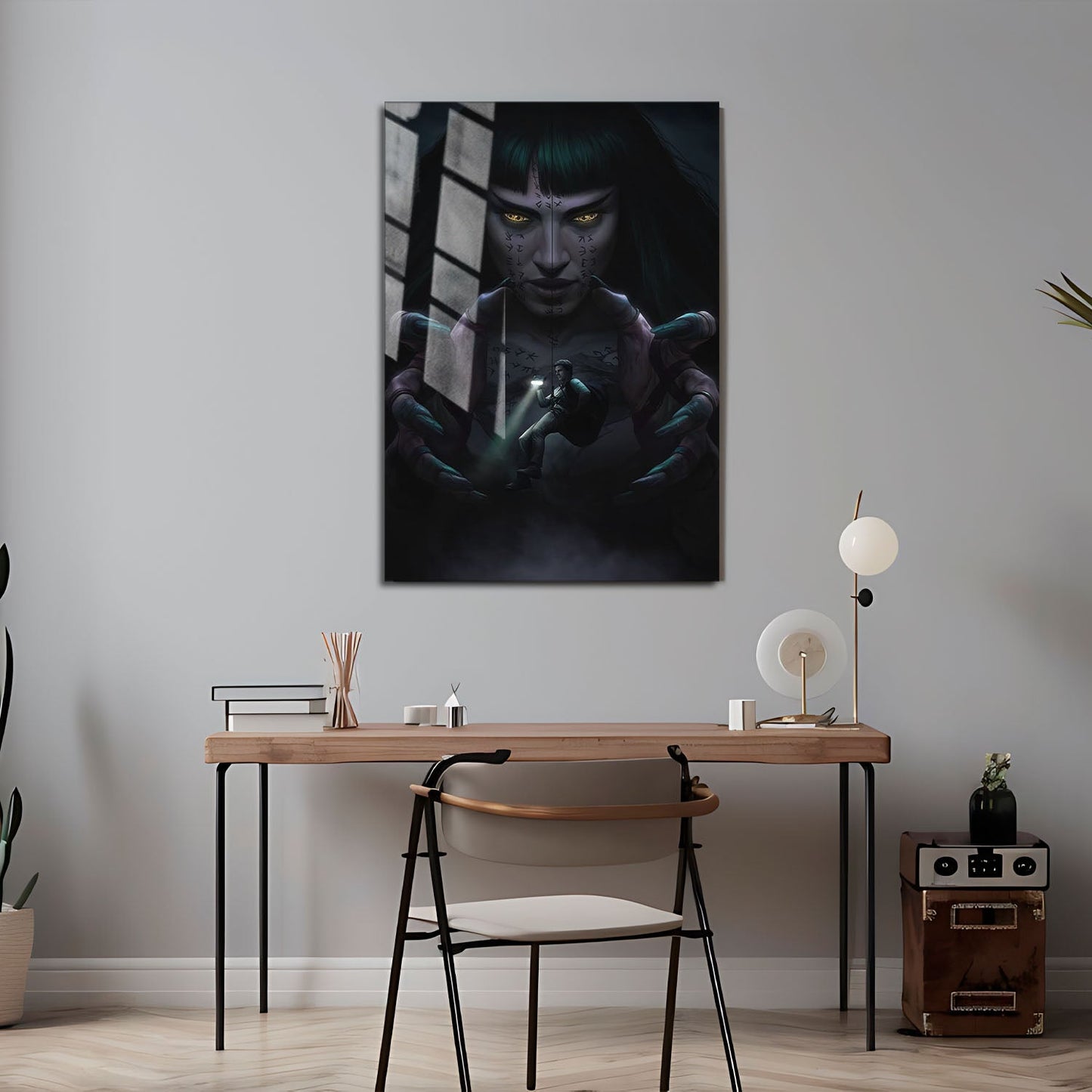 Flex Designs Metal Poster The Mummy Sketch 24 x 36" Home Goods - Movie 1999 Movie Metal Poster