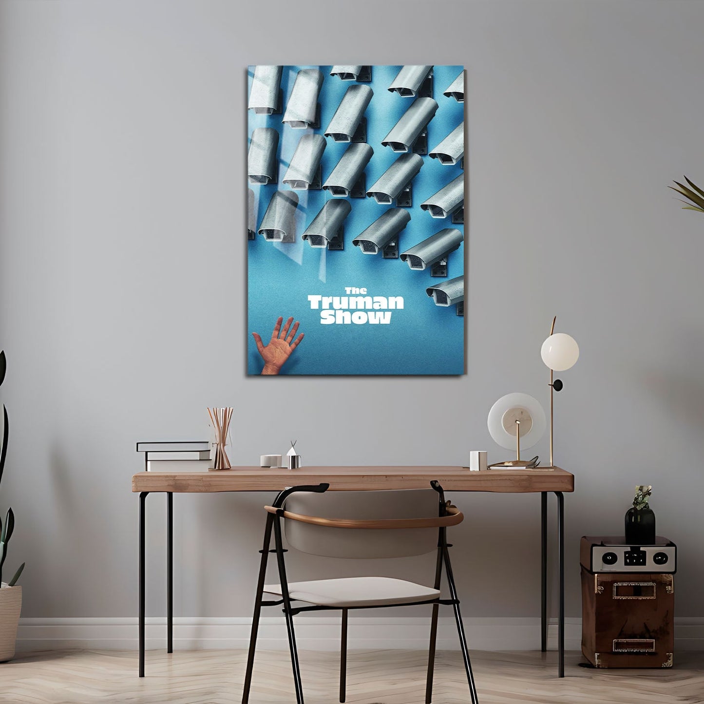 Flex Designs Metal Poster The Truman Show Key Visual 24 x 36" Home Goods - Movie 1998 Movie Metal Poster