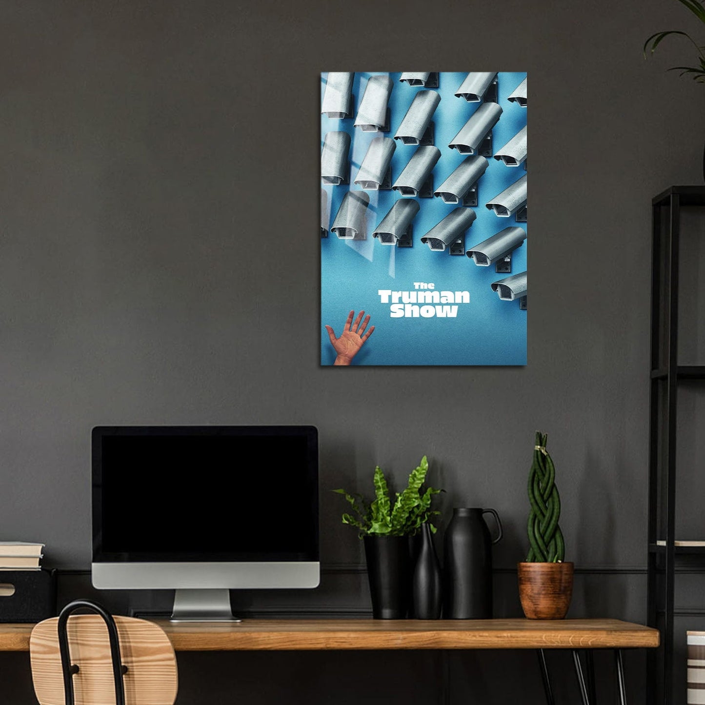 Flex Designs Metal Poster The Truman Show Key Visual 5 x 7" Home Goods - Movie 1998 Movie Metal Poster