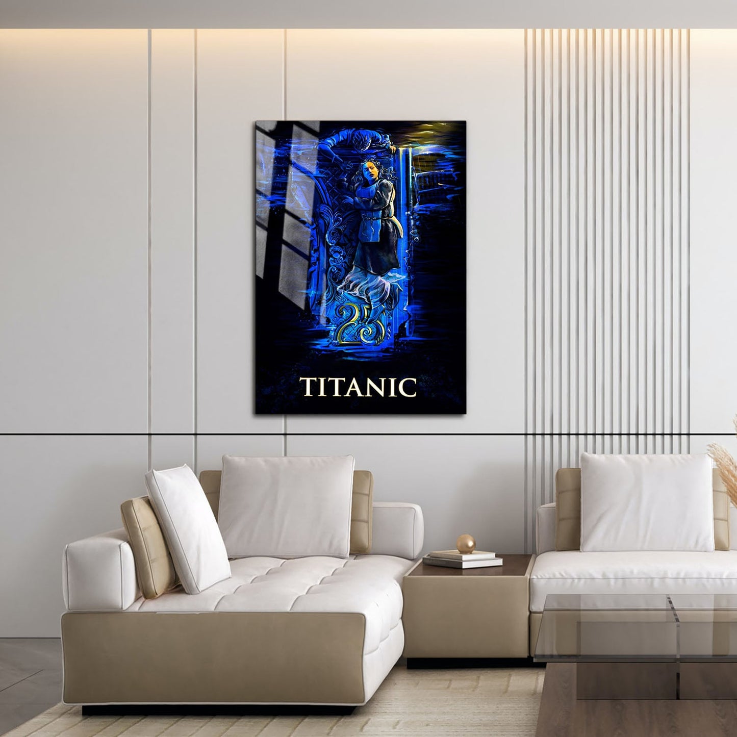 Flex Designs Metal Poster Titanic Sketch 16 x 24" Home Goods - Movie 1997 Movie Metal Poster