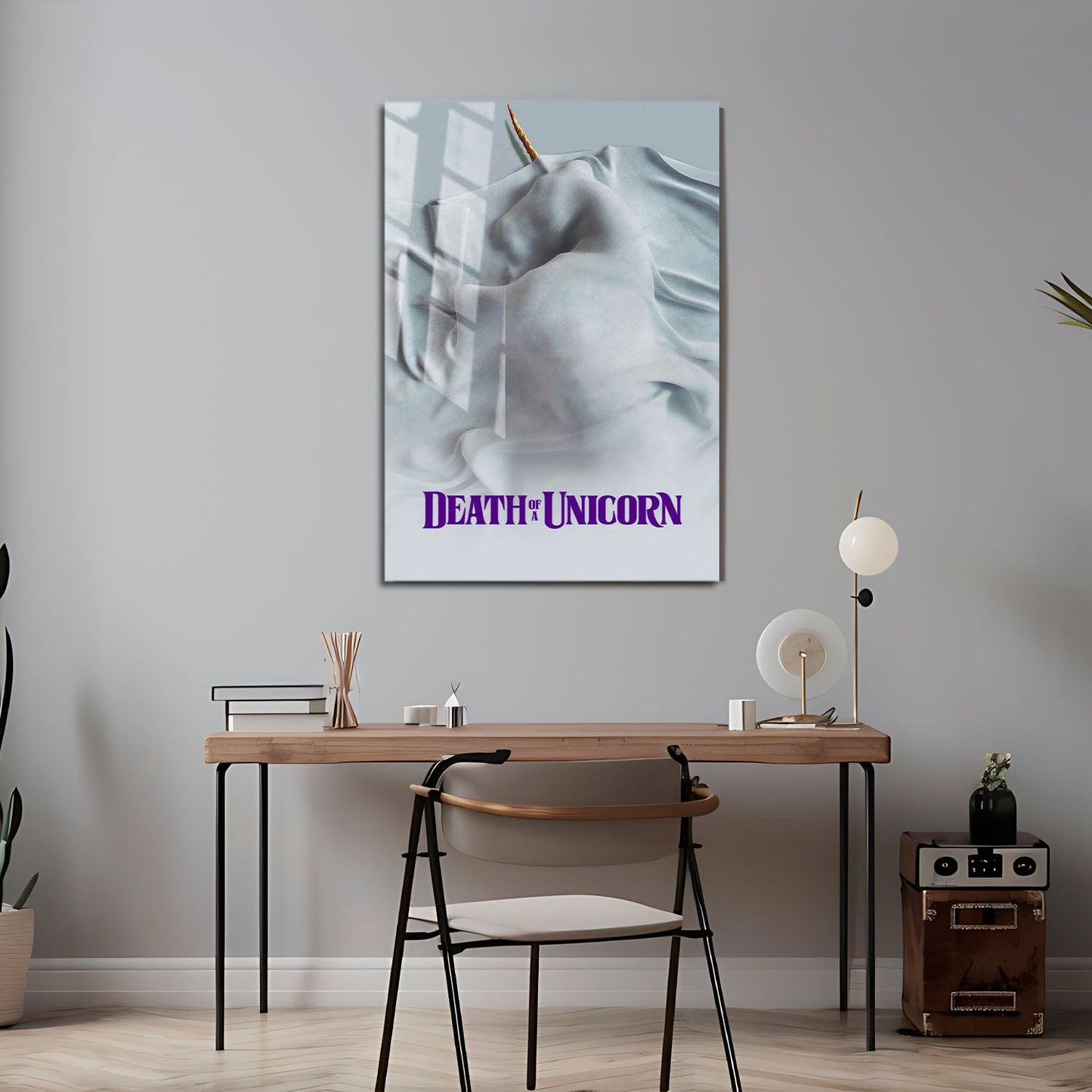 Flex Designs Metal Poster Death of a Unicorn 24 x 36" Home Goods - Movie 2022 Movie Metal Poster