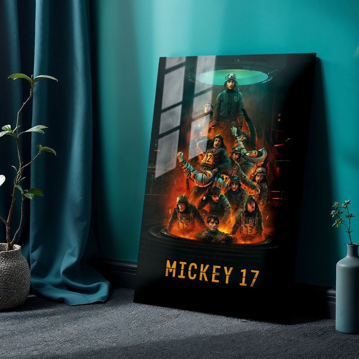 Mickey 17 Cinematic Movie Metal Poster