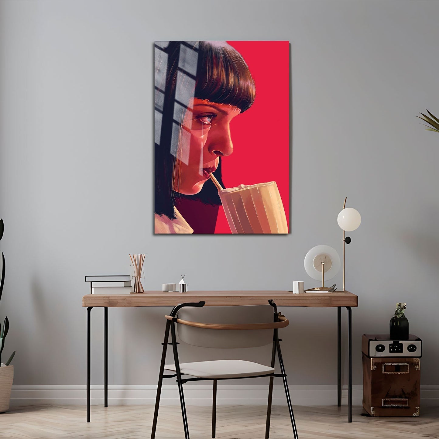 Flex Designs Metal Poster Pulp Fiction Minimalist Alternate 24 x 36" Home Goods - Movie 1994 Movie Metal Poster