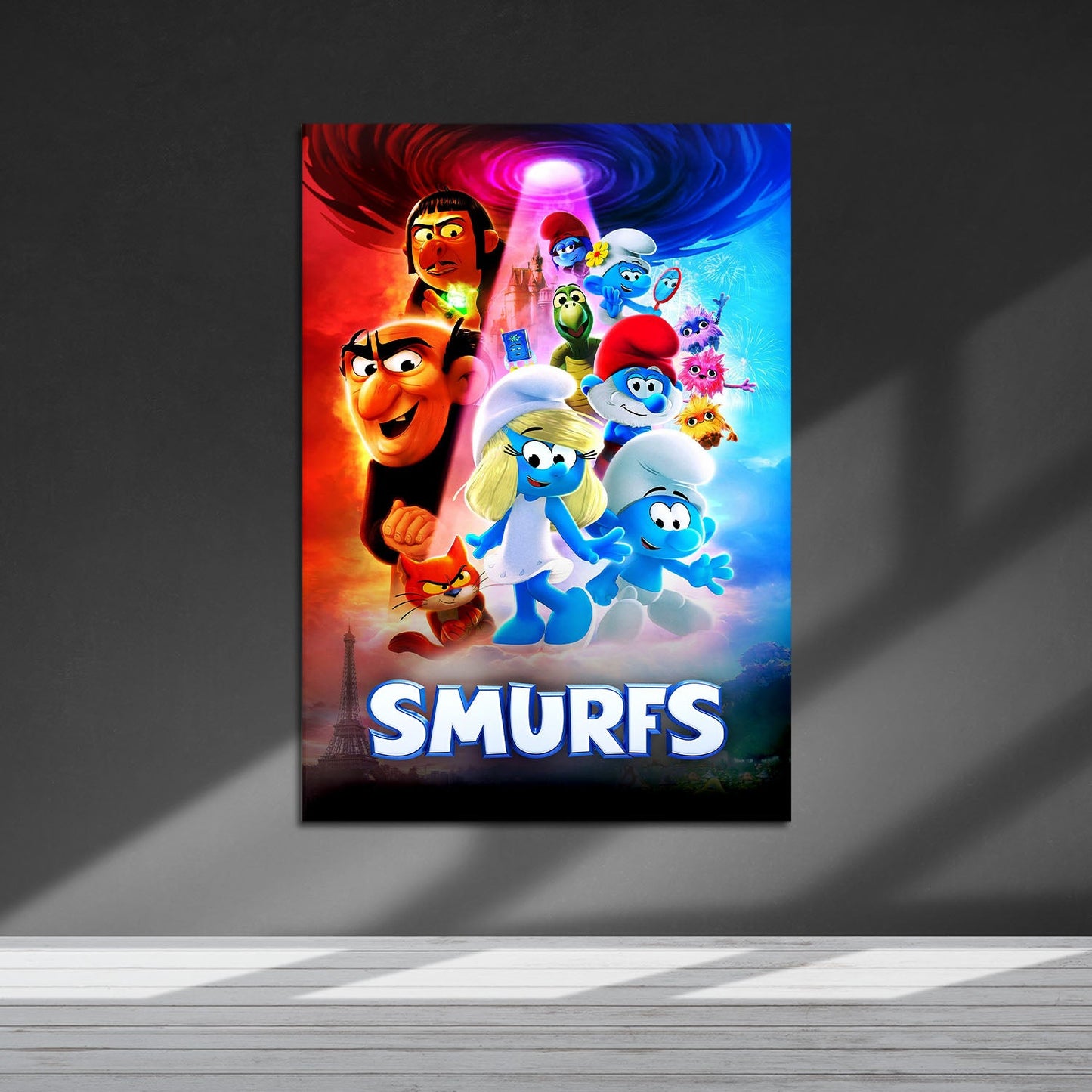 Flex Designs Metal Poster Smurfs 5 x 7" Home Goods - Movie 2011 Movie Metal Poster