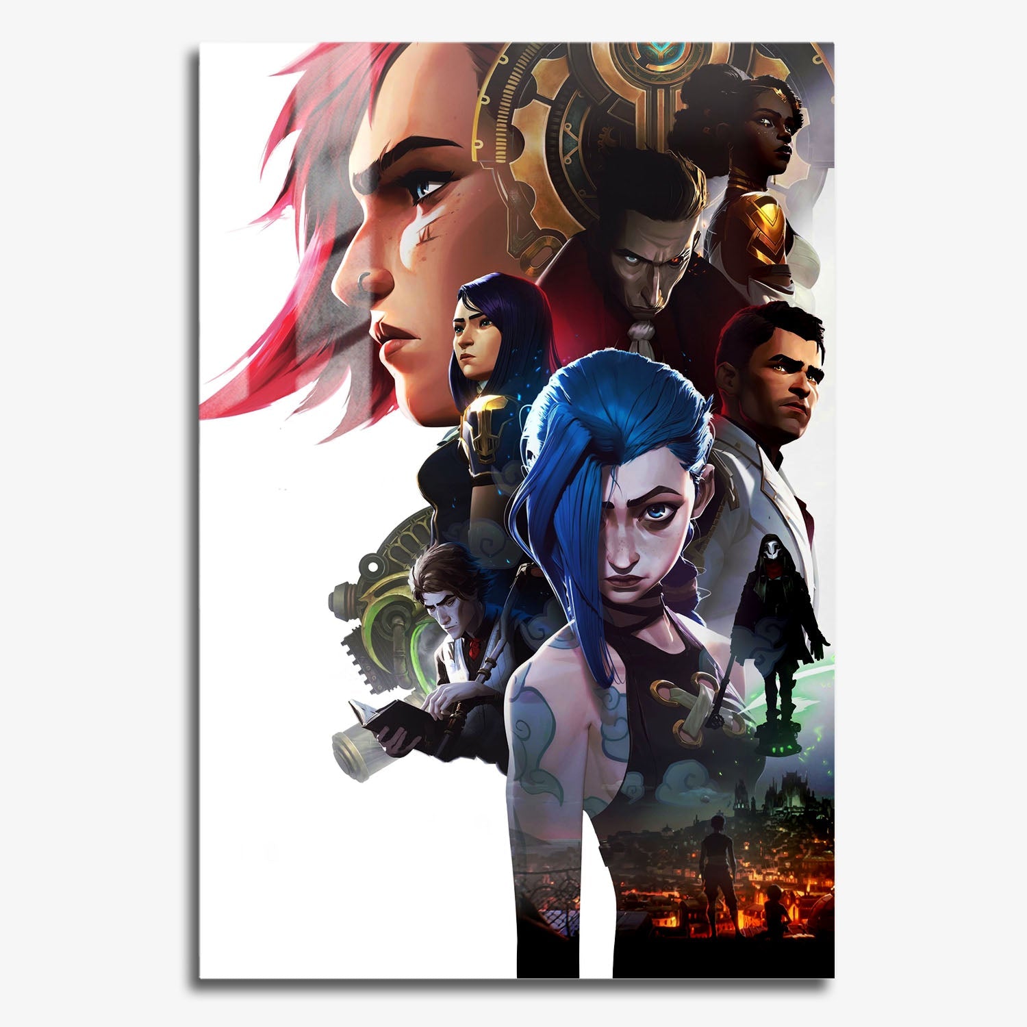 Arcane Key Art Metal Poster TV Show Metal Poster – Flex Design Store