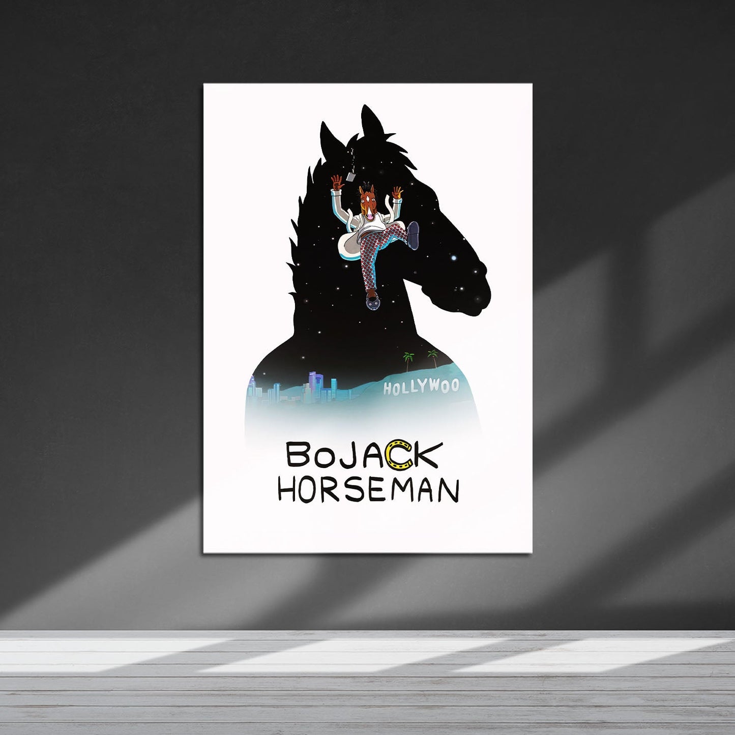 Flex Designs Metal Poster BoJack Horseman 5 x 7" Home Goods - TV Show 2014 TV Show Metal Poster