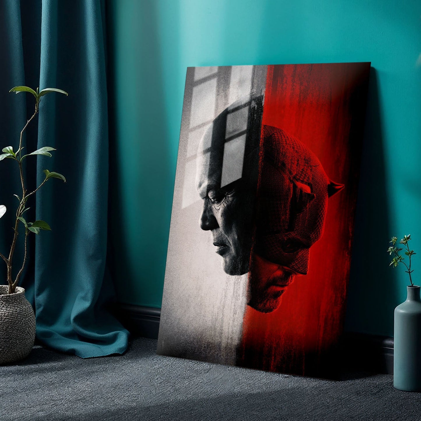 Daredevil Born Again Cover TV Show Metal Poster