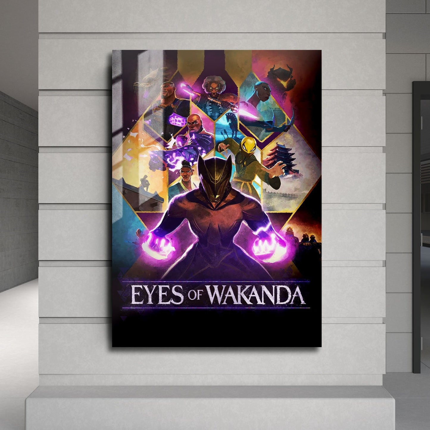Flex Designs Metal Poster Eyes of Wakanda 24 x 36" Home Goods - Movie 2025 Movie Metal Poster