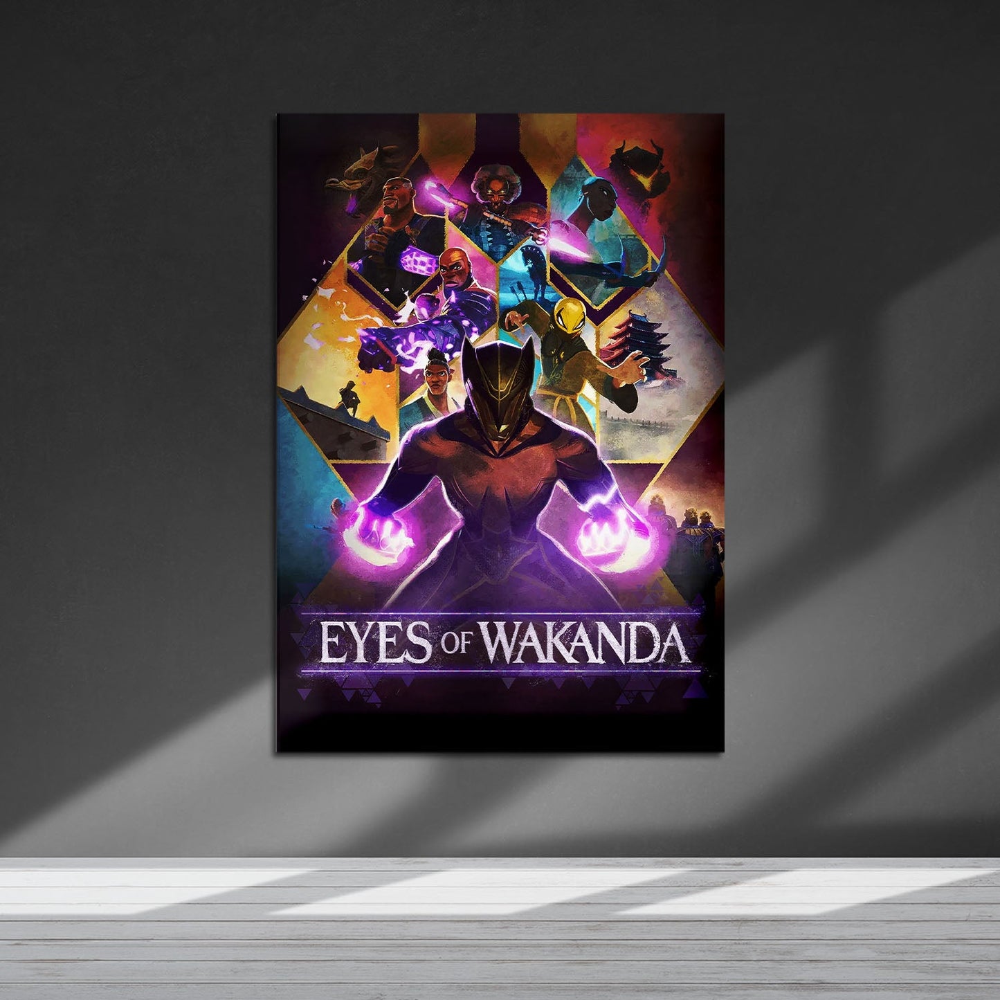 Flex Designs Metal Poster Eyes of Wakanda 5 x 7" Home Goods - Movie 2025 Movie Metal Poster