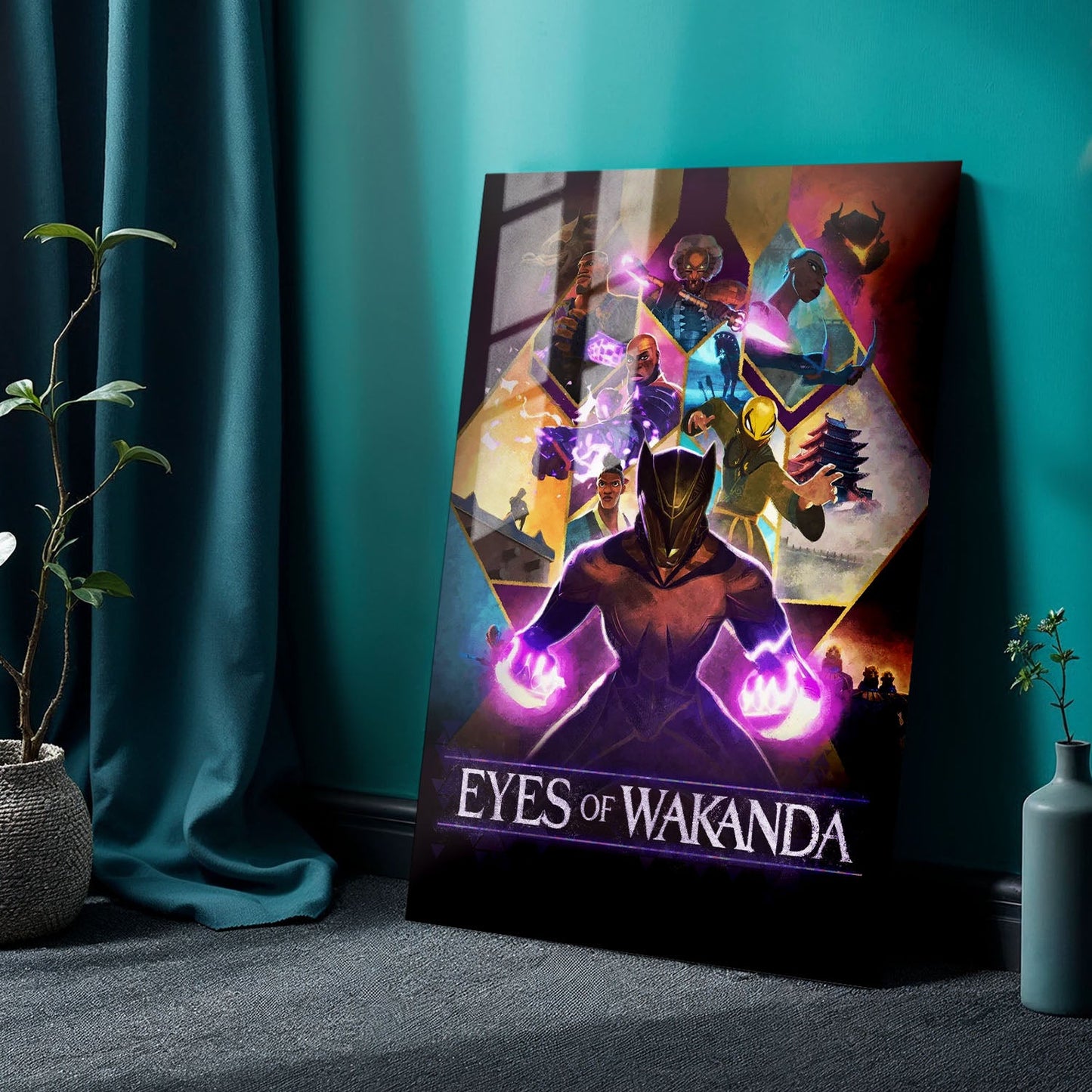 Eyes of Wakanda Movie Metal Poster