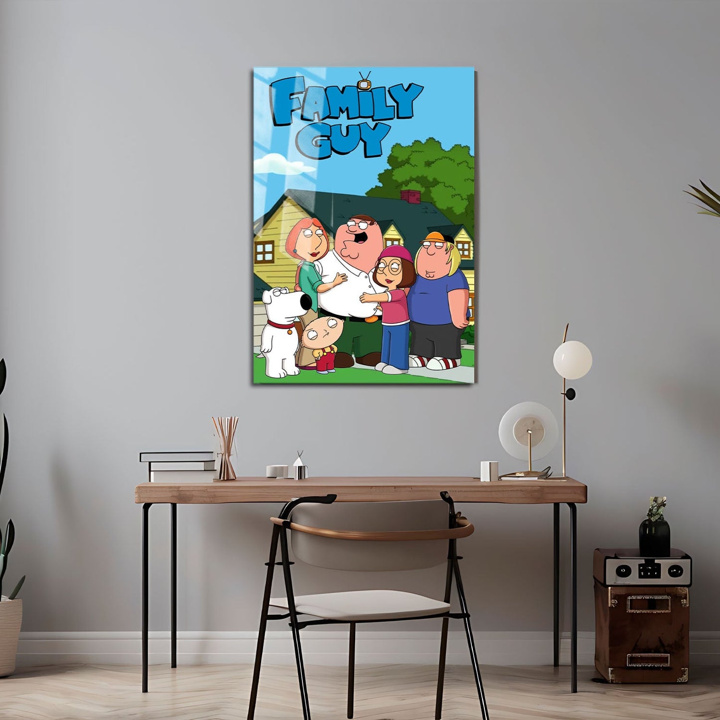 Flex Designs Metal Poster Family Guy 24 x 36" Home Goods - TV Show 1999 TV Show Metal Poster