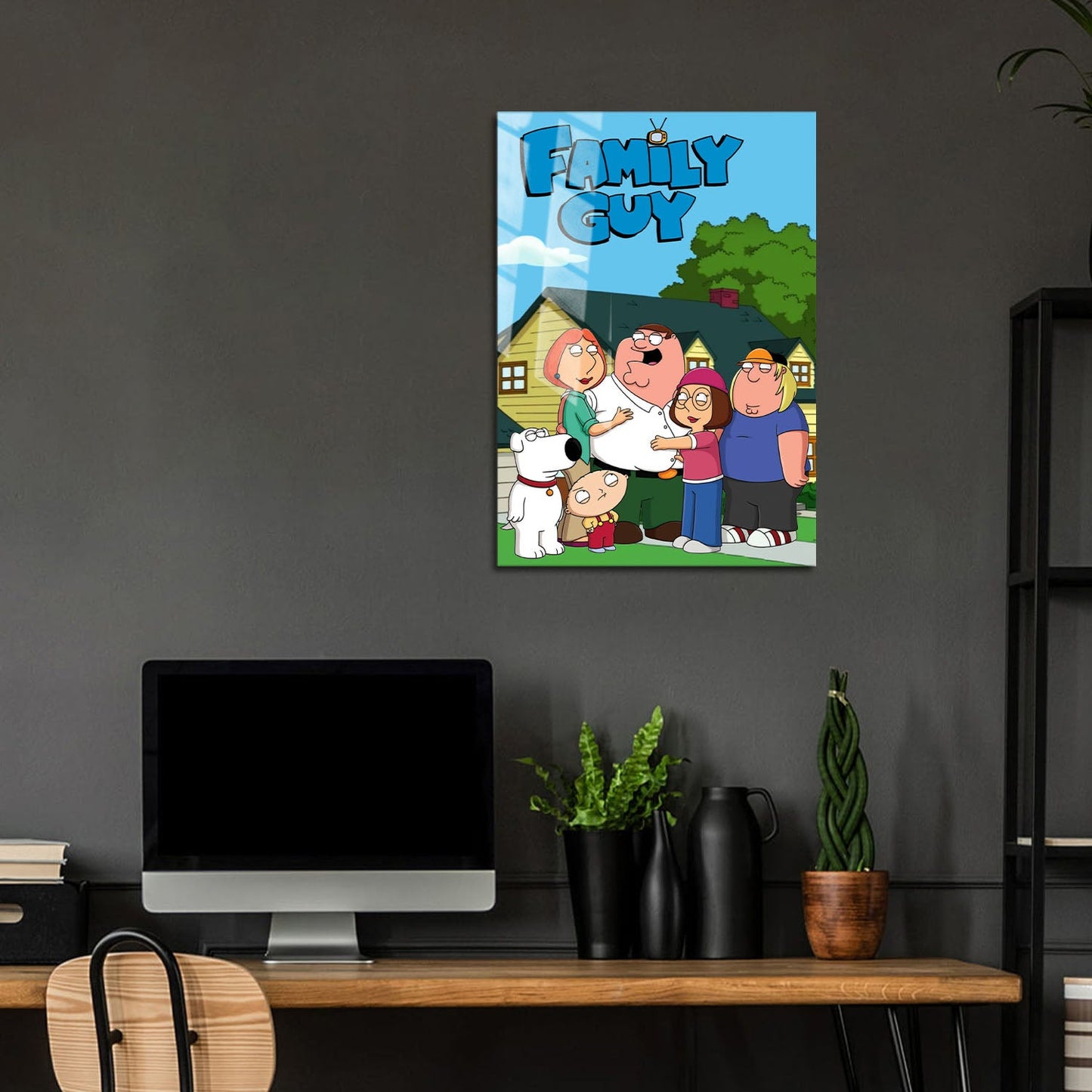 Flex Designs Metal Poster Family Guy 5 x 7" Home Goods - TV Show 1999 TV Show Metal Poster