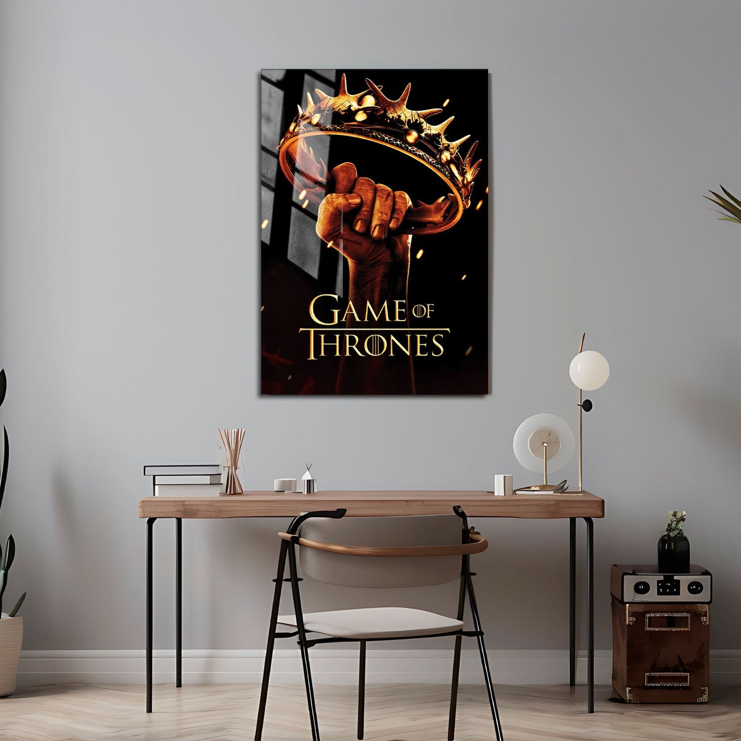 Flex Designs Metal Poster Game of Thrones Cover 24 x 36" Home Goods - TV Show 2011 TV Show Metal Poster