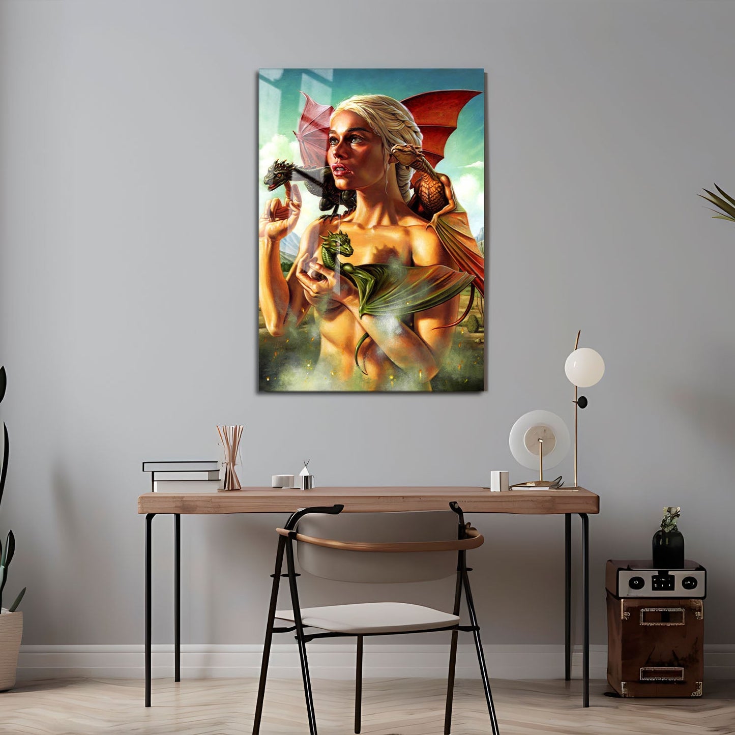 Flex Designs Metal Poster Game of Thrones Mother of Dragons 24 x 36" Home Goods - TV Show 2011 TV Show Metal Poster