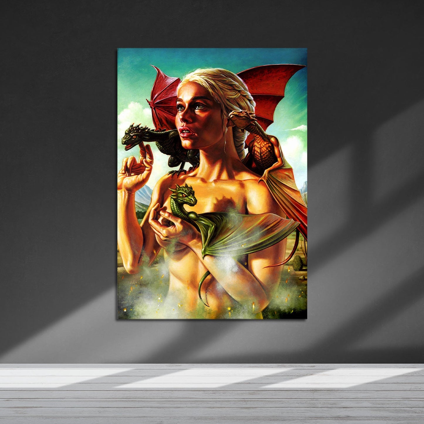 Flex Designs Metal Poster Game of Thrones Mother of Dragons 5 x 7" Home Goods - TV Show 2011 TV Show Metal Poster