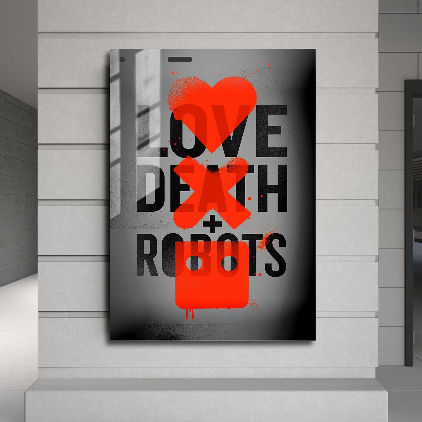 Flex Designs Metal Poster Love, Death & Robots Alternate 24 x 36" Home Goods - TV Show 2019 TV Show Metal Poster