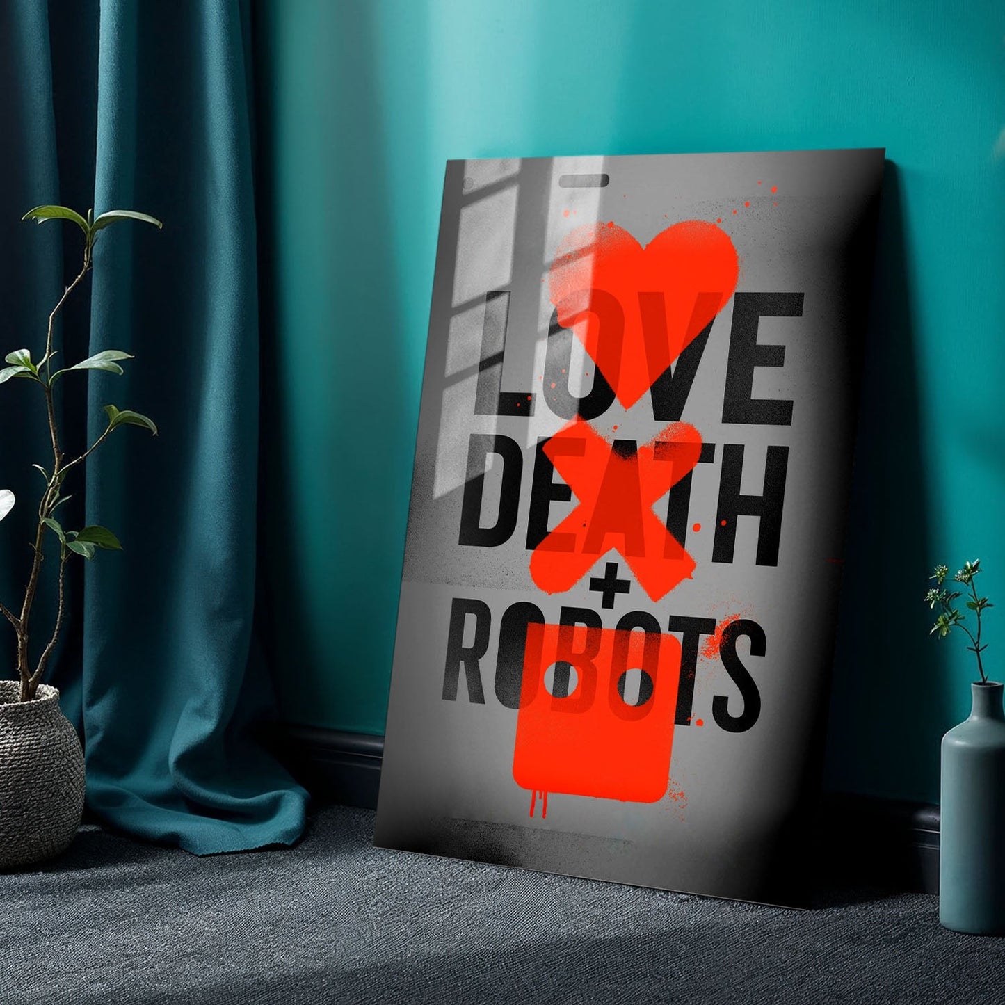 Love, Death & Robots Alternate TV Show Metal Poster