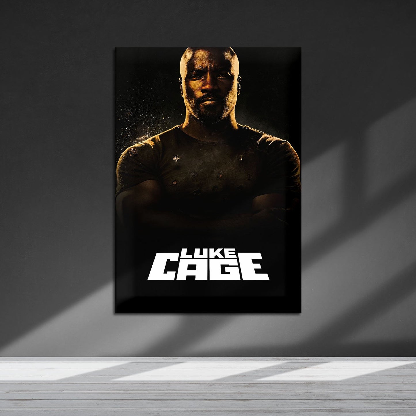 Flex Designs Metal Poster Marvels Luke Cage 5 x 7" Home Goods - TV Show 2016 TV Show Metal Poster