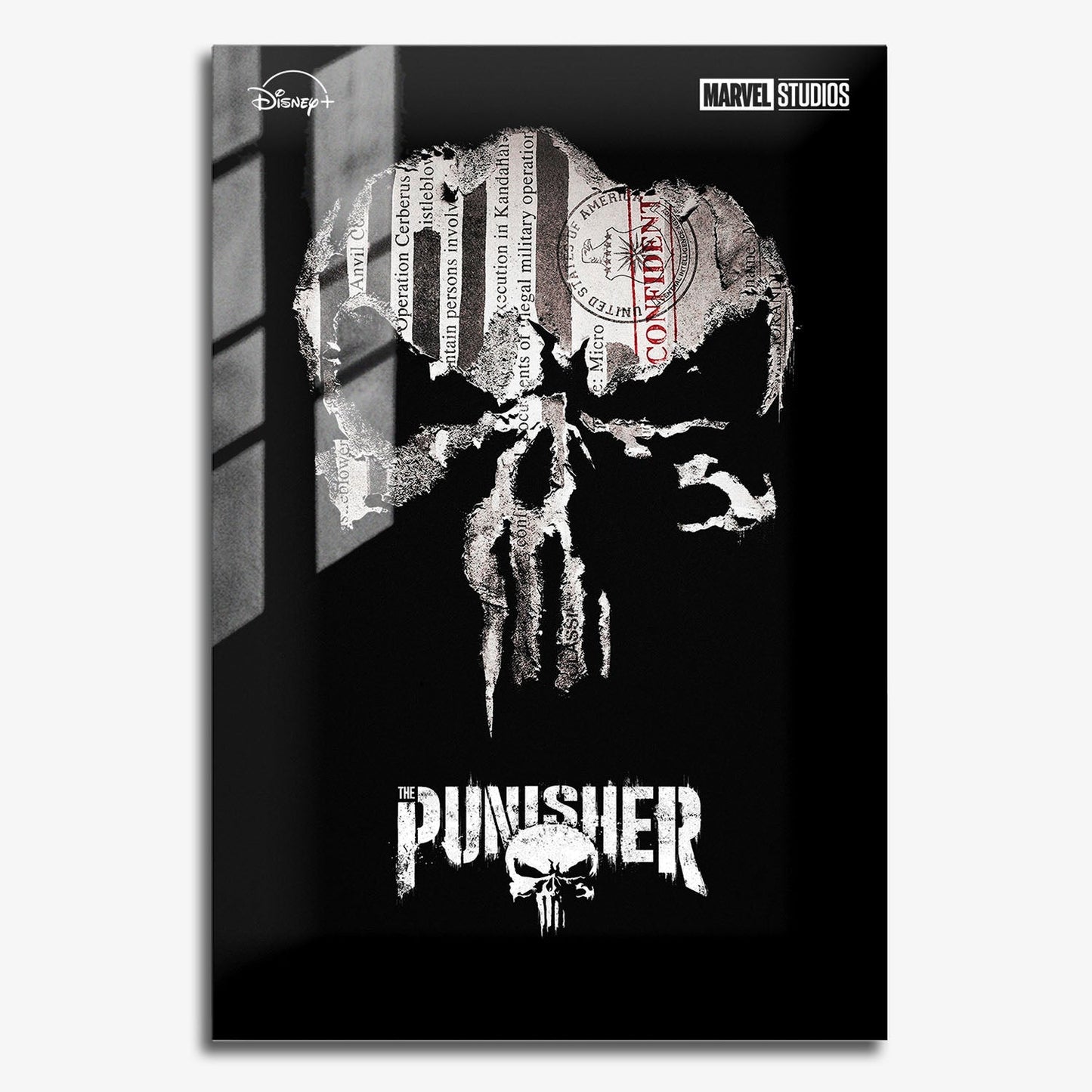 Flex Designs Metal Poster Marvels The Punisher 11 x 17" Home Goods - TV Show 2017 TV Show Metal Poster