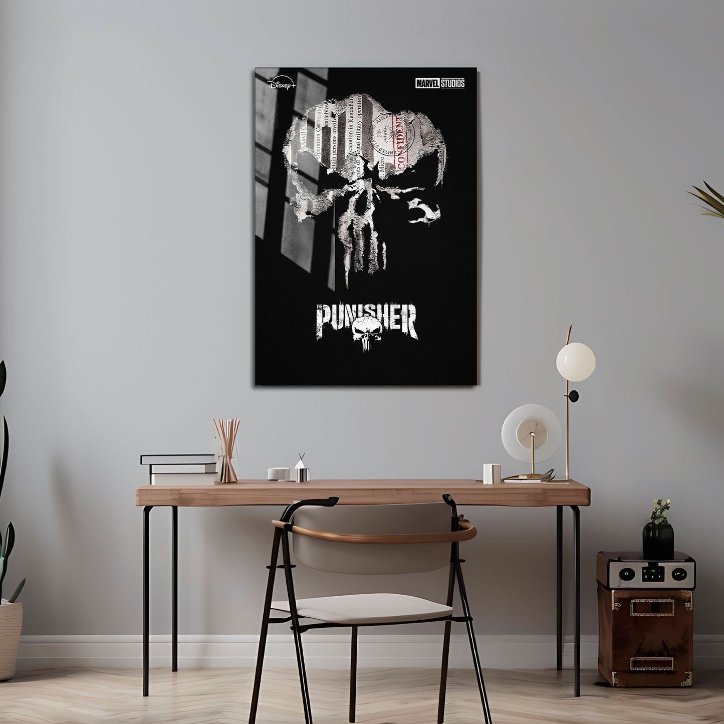 Flex Designs Metal Poster Marvels The Punisher 24 x 36" Home Goods - TV Show 2017 TV Show Metal Poster