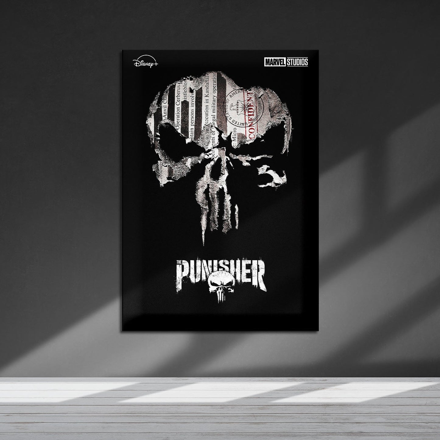 Flex Designs Metal Poster Marvels The Punisher 5 x 7" Home Goods - TV Show 2017 TV Show Metal Poster