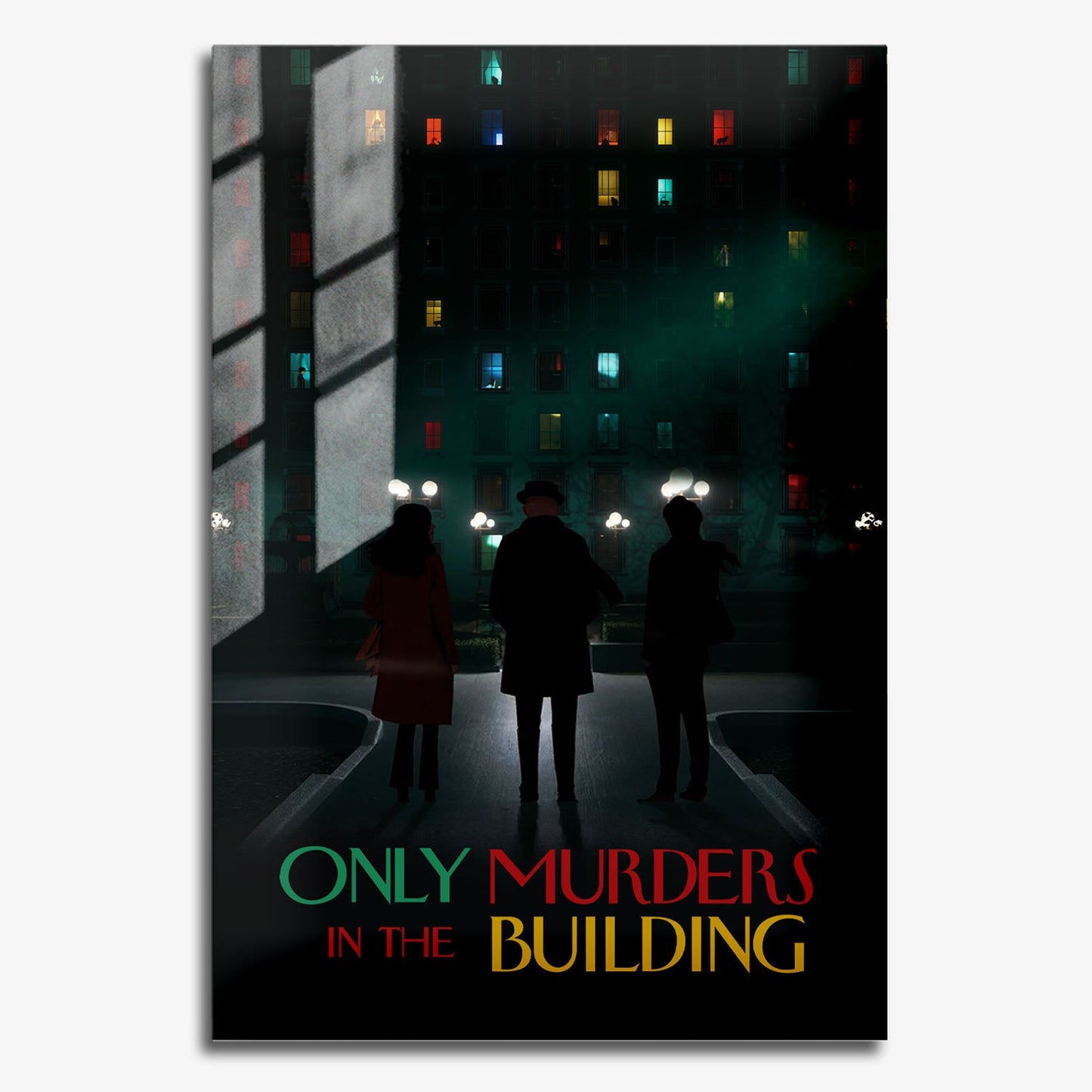 Flex Designs Metal Poster Only Murders in the Building Minimalist 11 x 17" Home Goods - TV Show 2021 TV Show Metal Poster