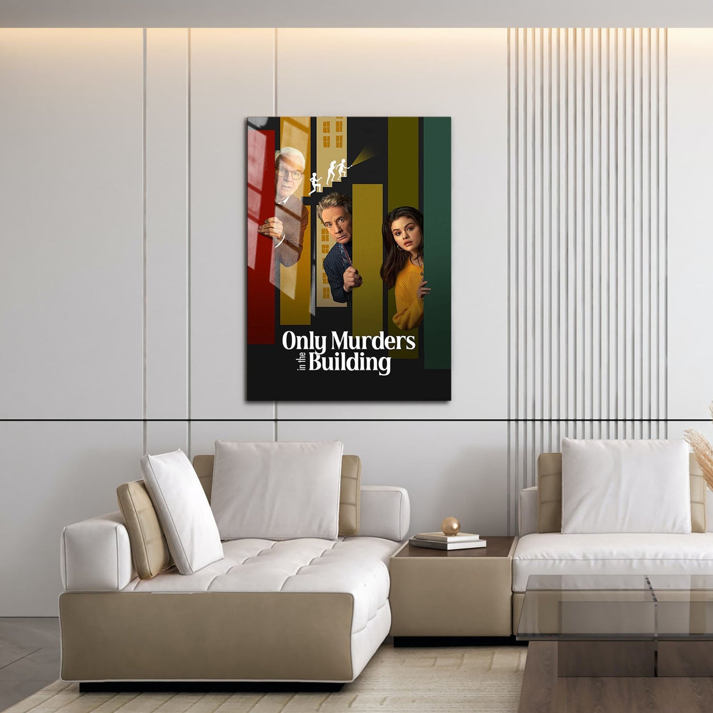 Flex Designs Metal Poster Only Murders in the Building 16 x 24" Home Goods - TV Show 2021 TV Show Metal Poster