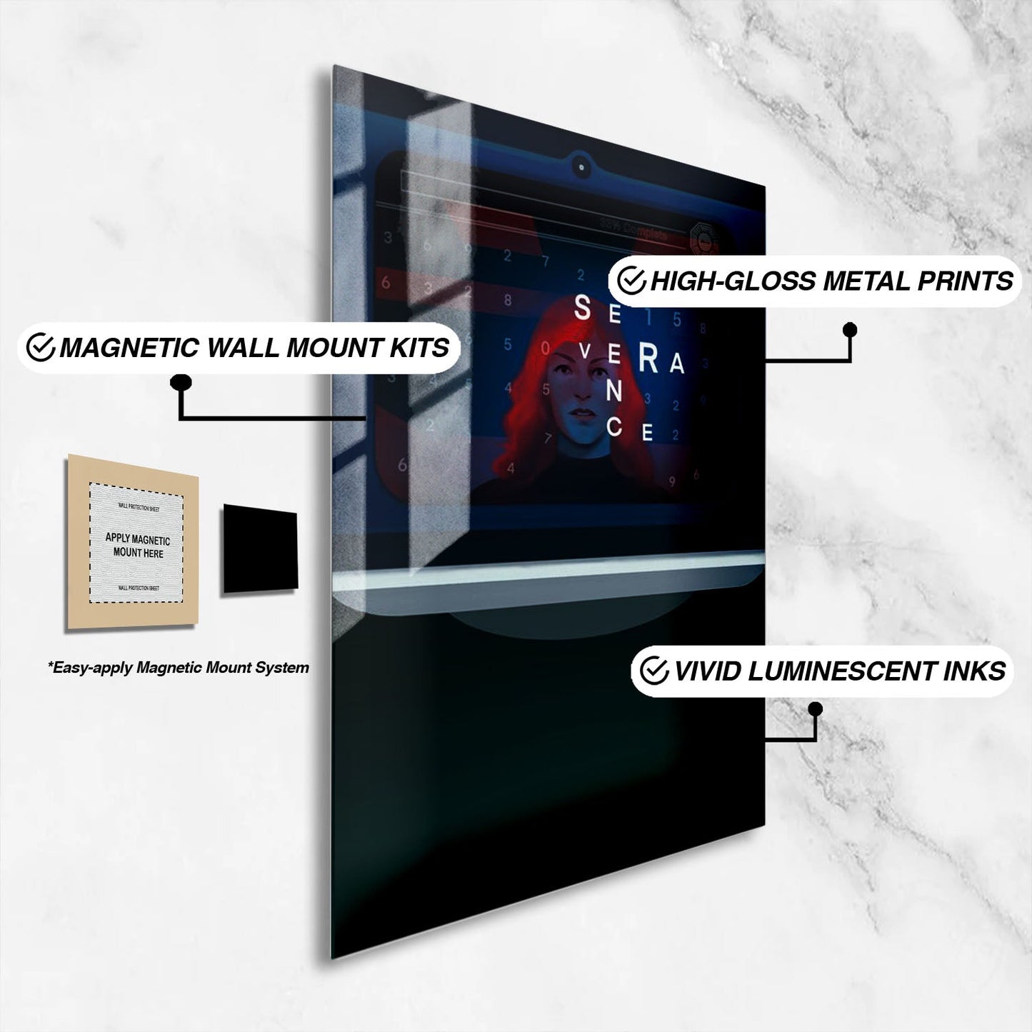 Flex Designs Metal Poster Severance 16 x 24" Home Goods - TV Show 2022 TV Show Metal Poster