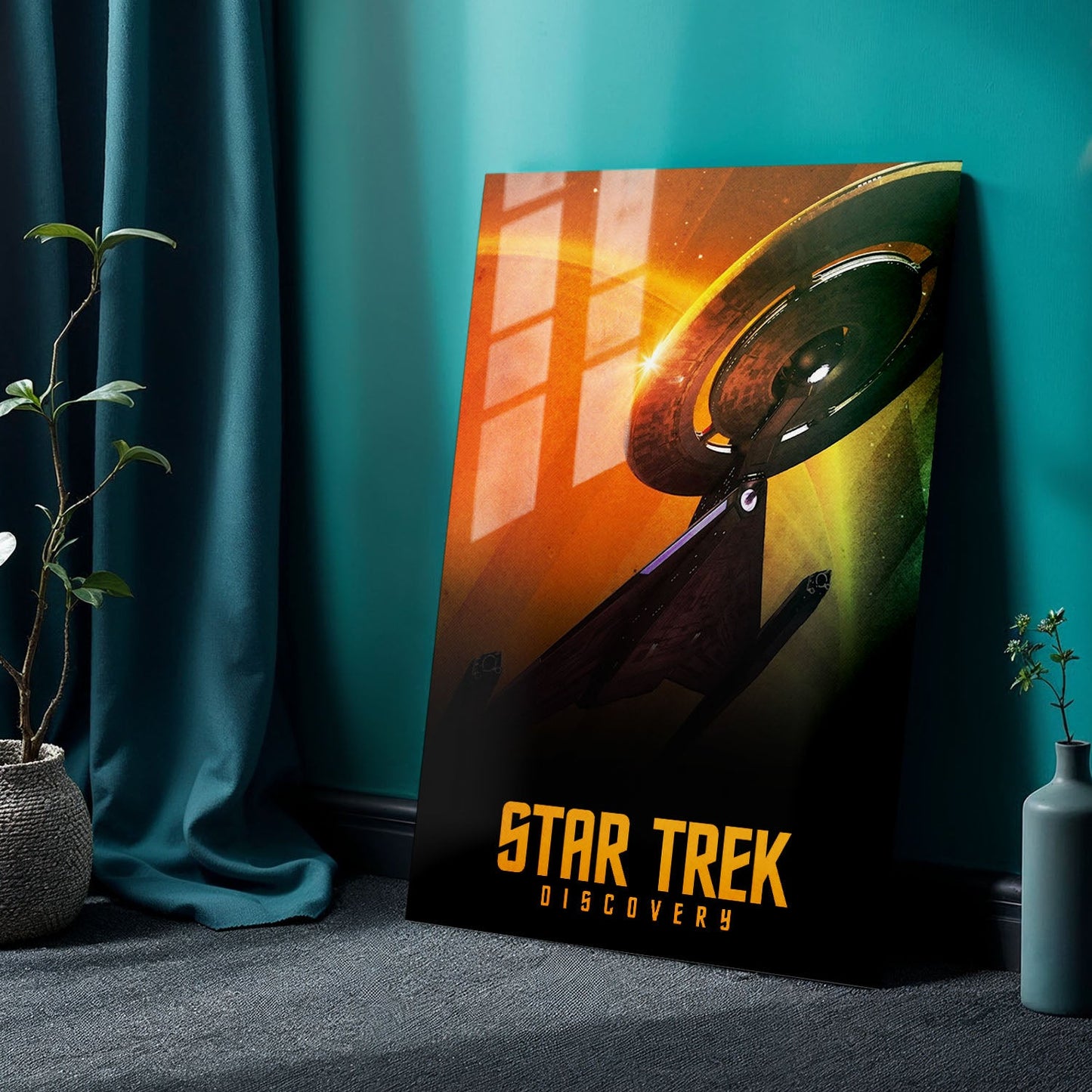 Star Trek Discovery TV Show Metal Poster