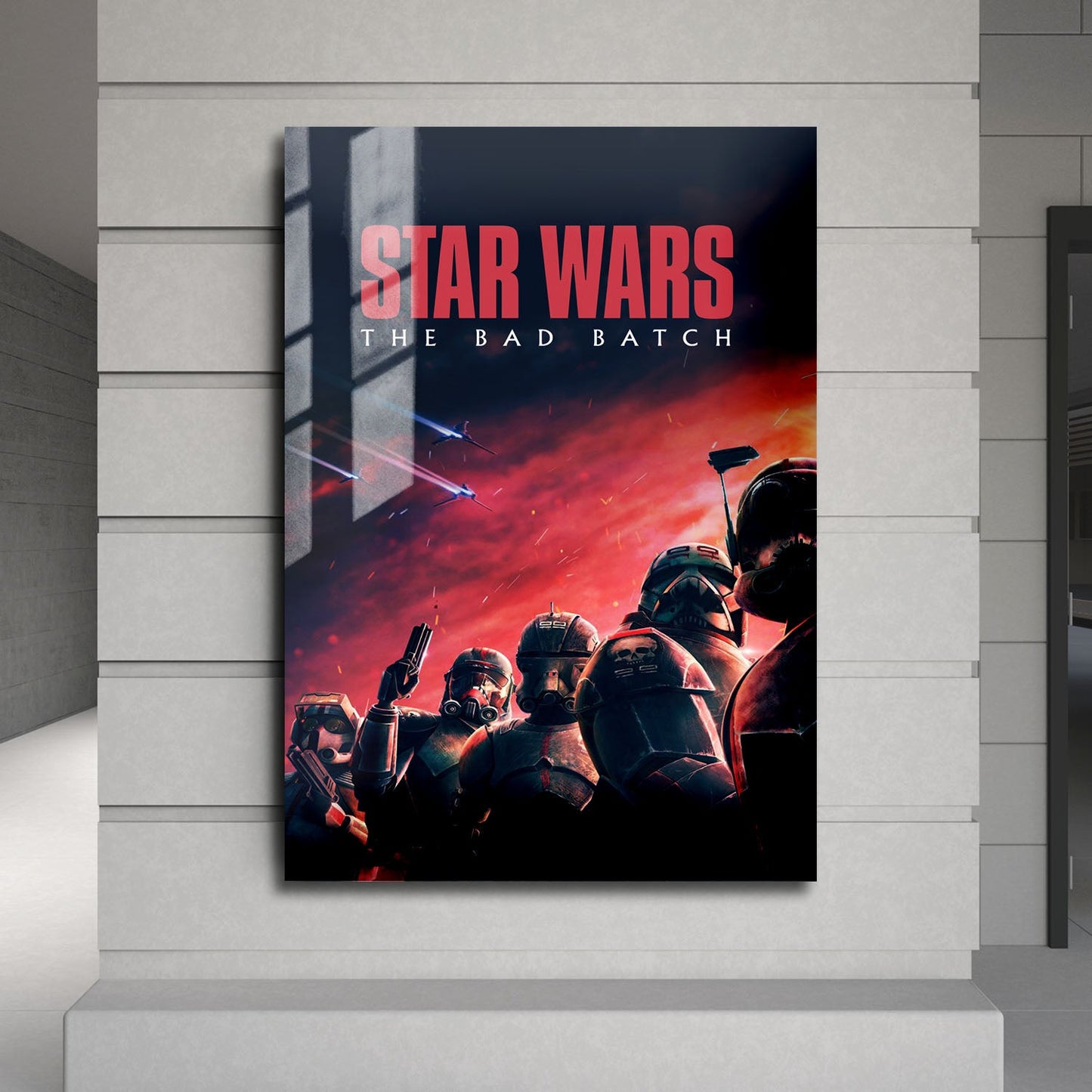 Flex Designs Metal Poster Star Wars The Bad Batch 24 x 36" Home Goods - TV Show 2021 TV Show Metal Poster