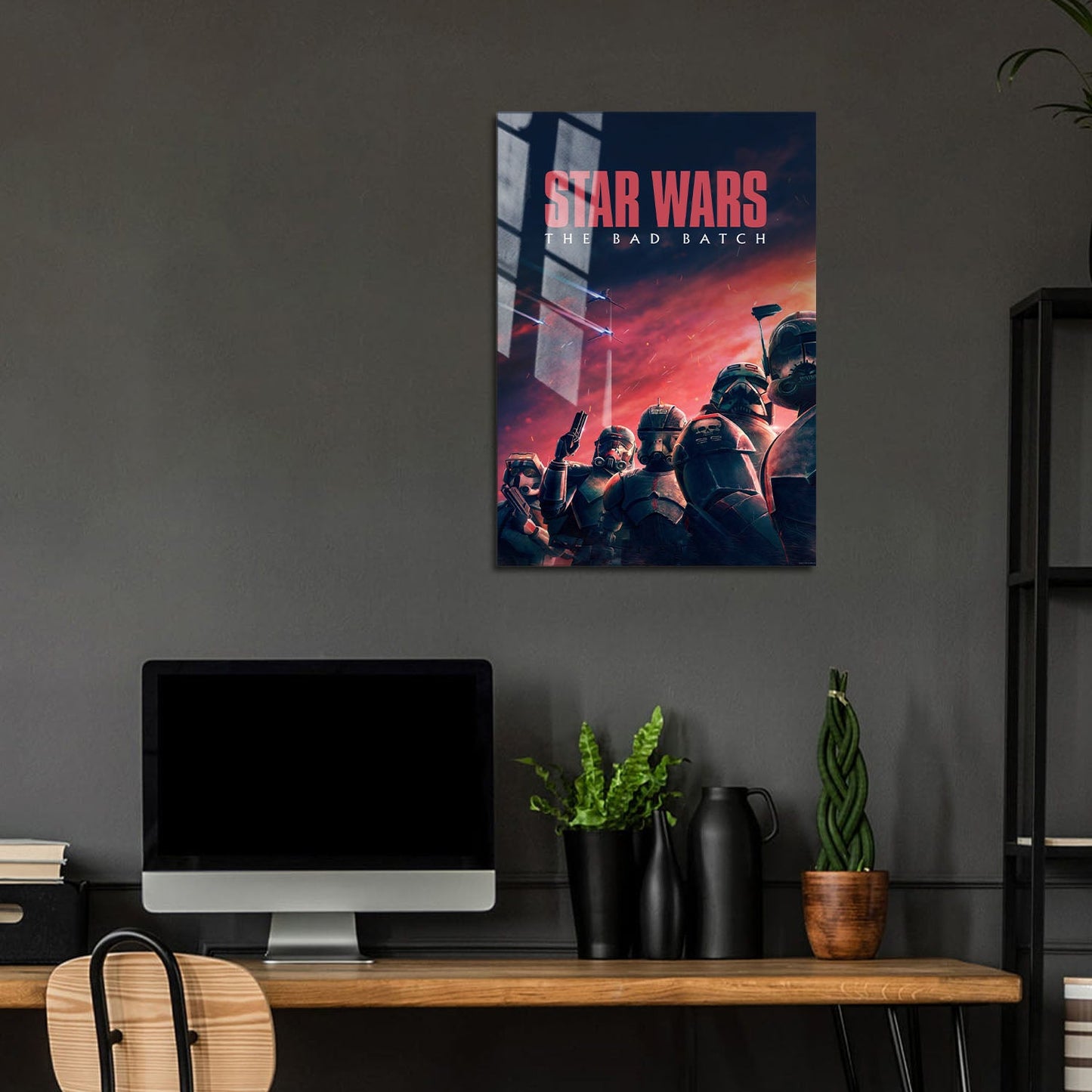 Flex Designs Metal Poster Star Wars The Bad Batch 5 x 7" Home Goods - TV Show 2021 TV Show Metal Poster