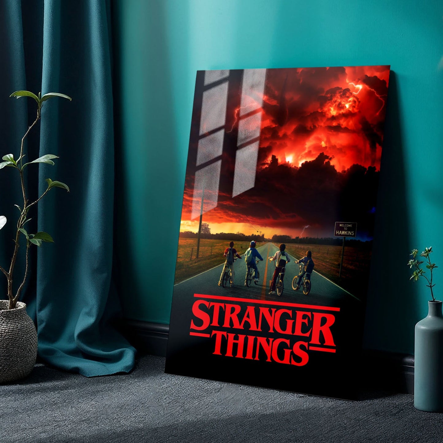 Stranger Things Theatrical TV Show Metal Poster