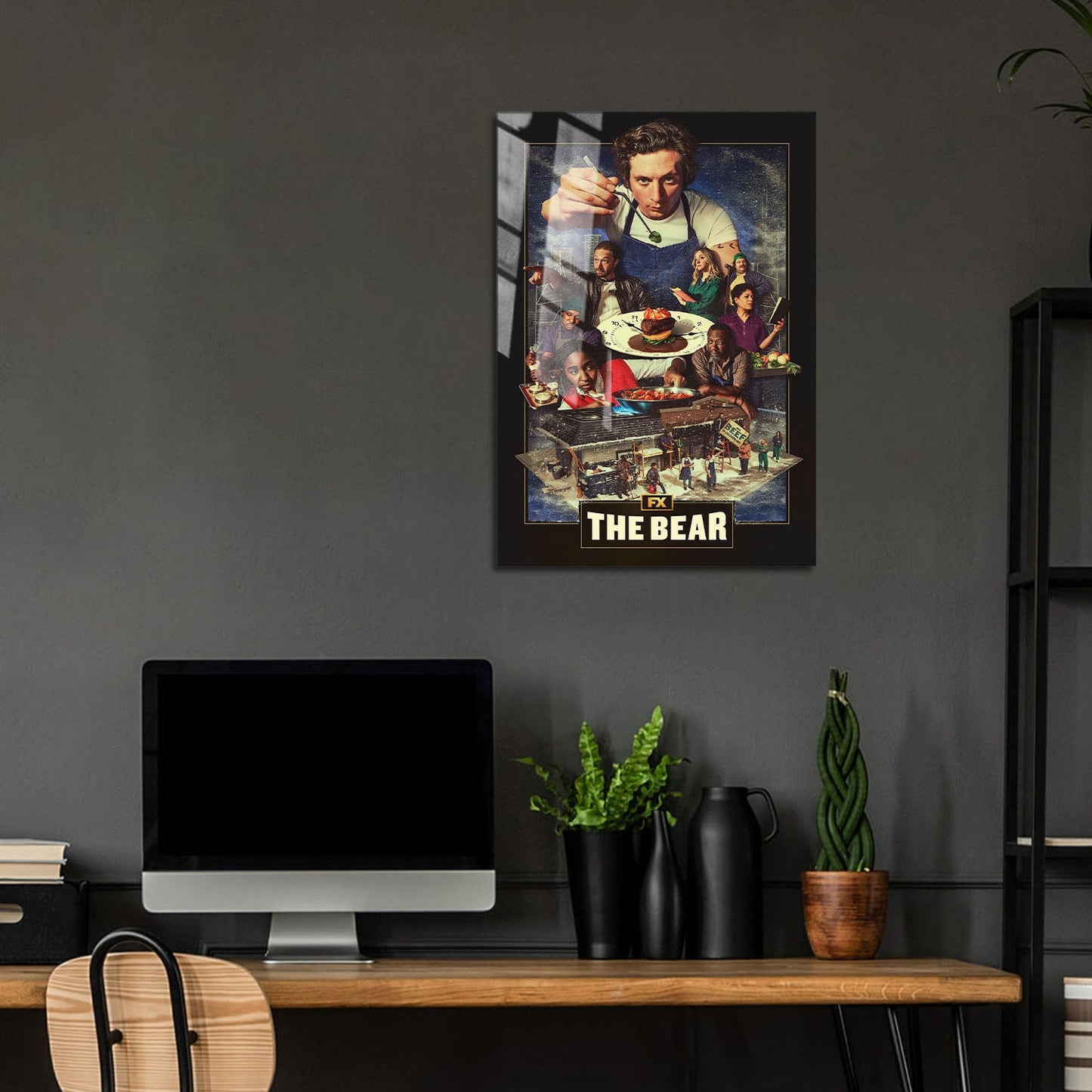 Flex Designs Metal Poster The Bear Key Art 5 x 7" Home Goods - TV Show 2022 TV Show Metal Poster