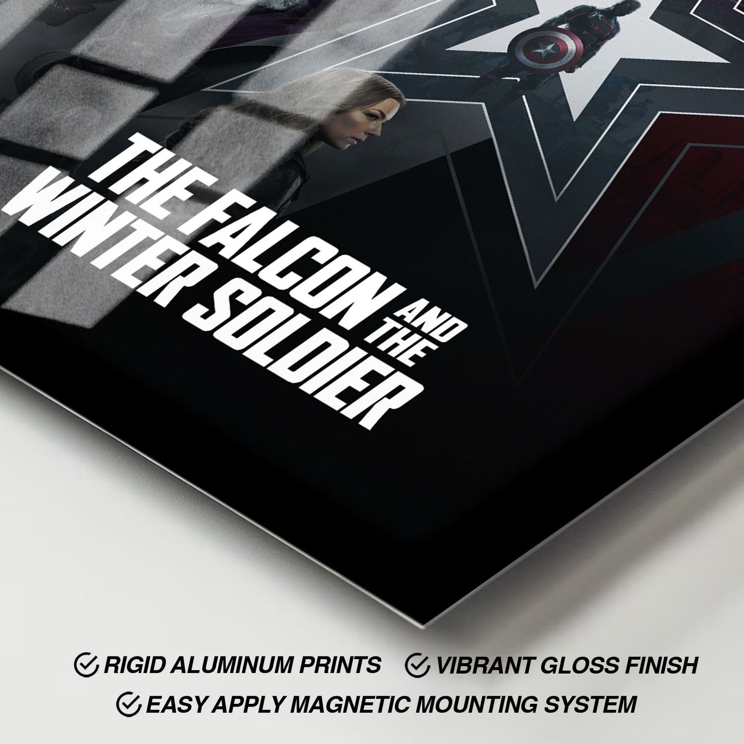 Flex Designs Metal Poster The Falcon and the Winter Soldier Alternate 11 x 17" Home Goods - TV Show 2021 TV Show Metal Poster