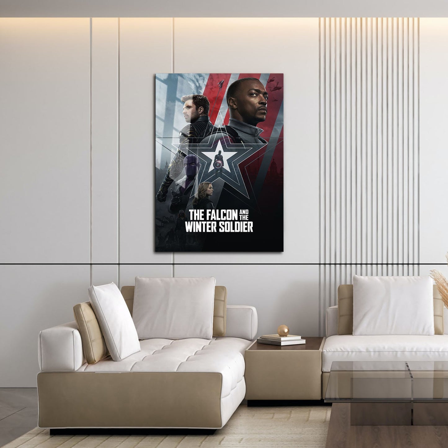 Flex Designs Metal Poster The Falcon and the Winter Soldier Alternate 16 x 24" Home Goods - TV Show 2021 TV Show Metal Poster