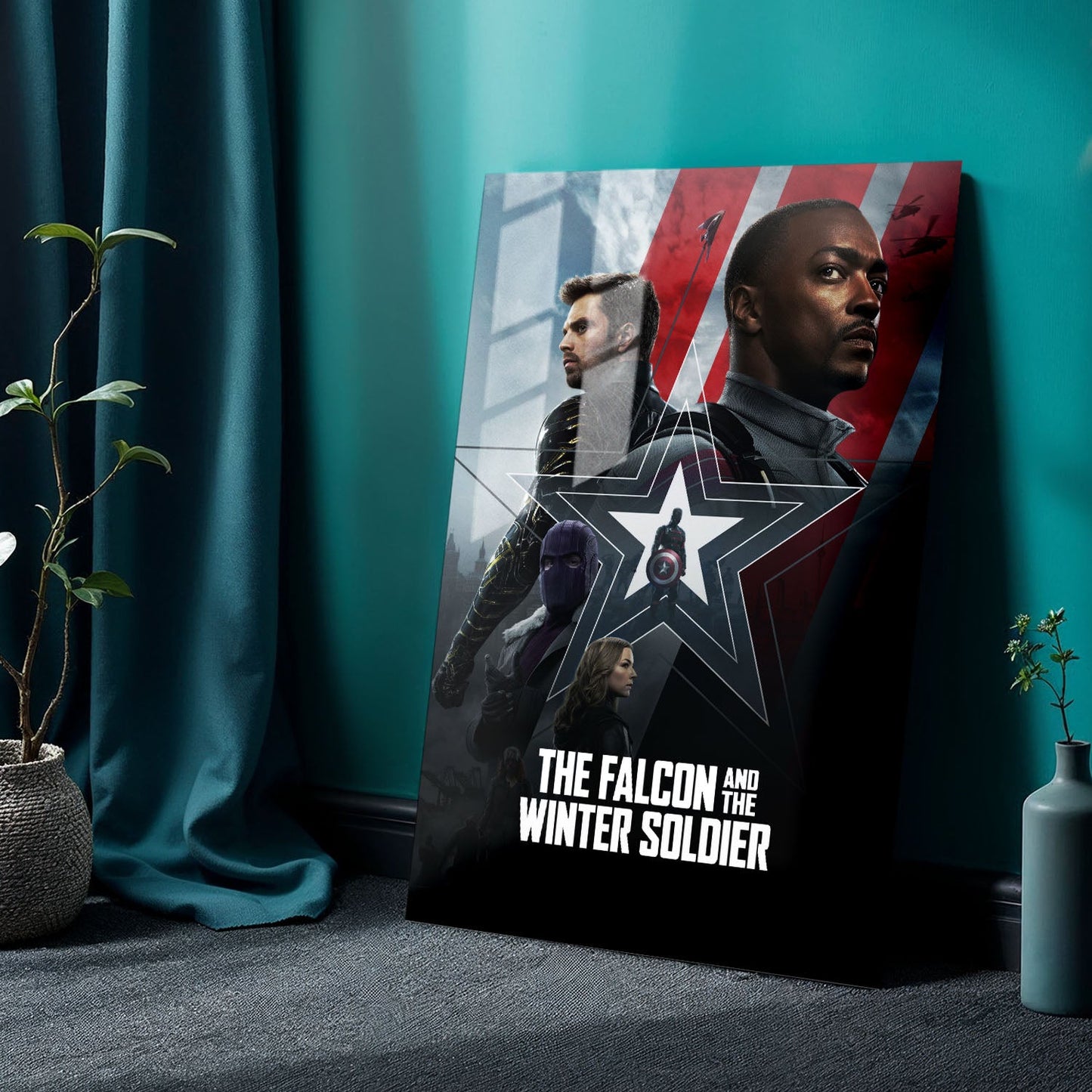 The Falcon and the Winter Soldier Alternate TV Show Metal Poster