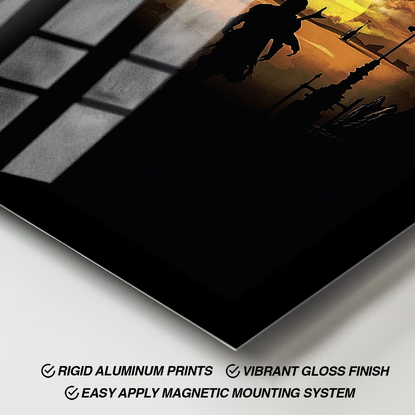 Flex Designs Metal Poster The Mandalorian Key Visual 11 x 17" Home Goods - TV Show 2019 TV Show Metal Poster