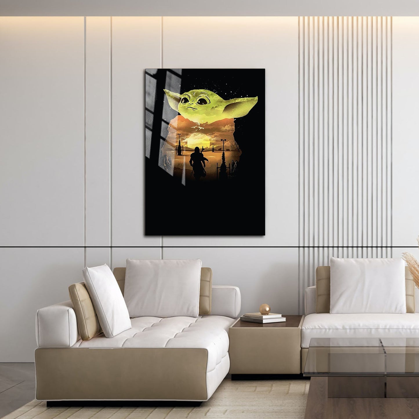 Flex Designs Metal Poster The Mandalorian Key Visual 16 x 24" Home Goods - TV Show 2019 TV Show Metal Poster