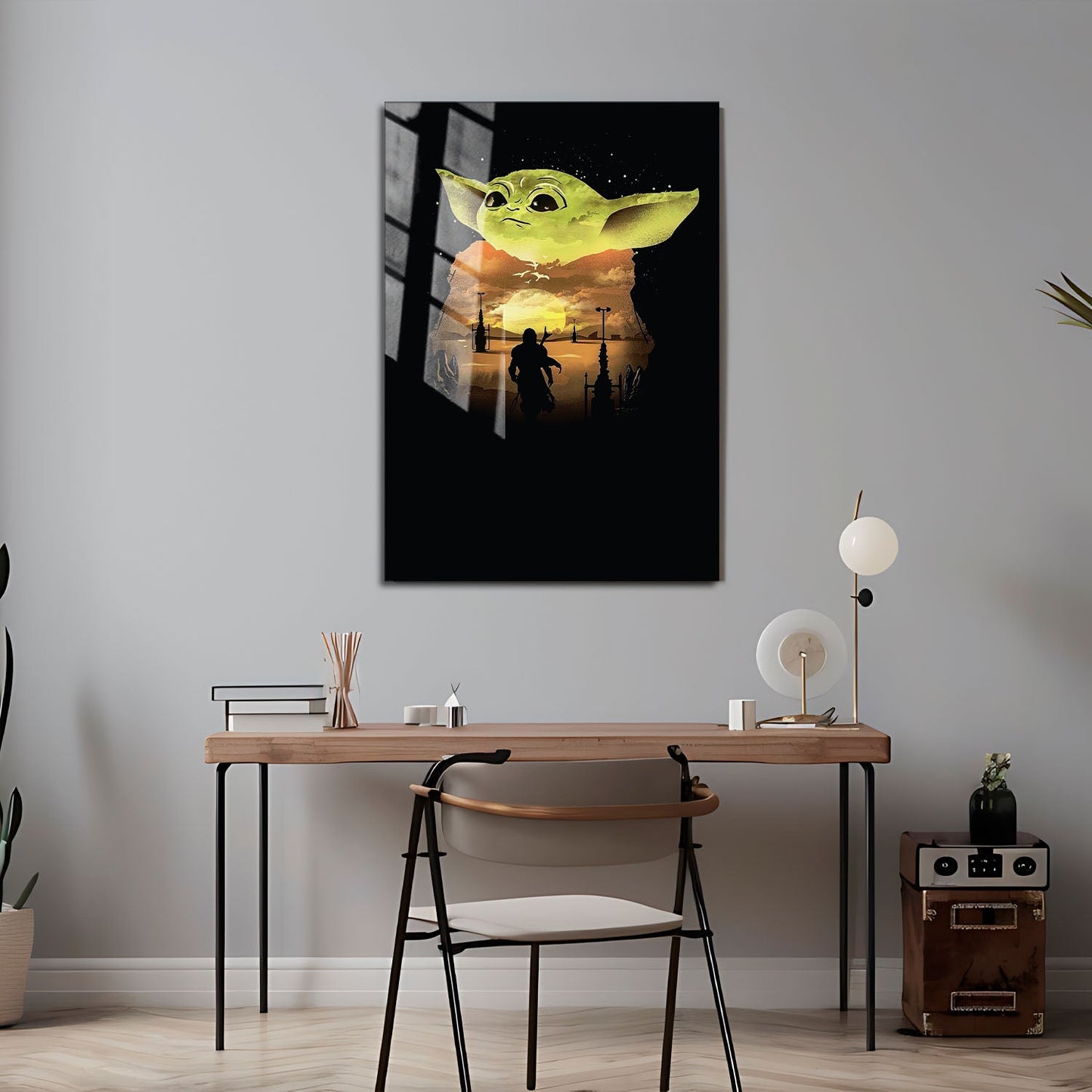 Flex Designs Metal Poster The Mandalorian Key Visual 24 x 36" Home Goods - TV Show 2019 TV Show Metal Poster