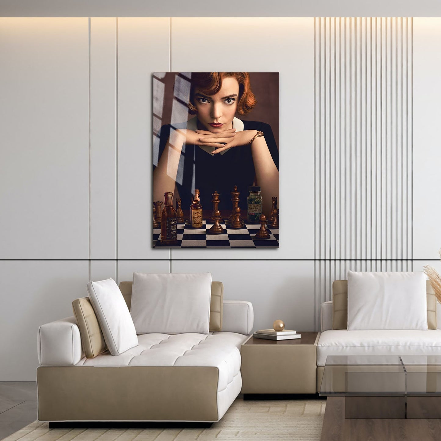 Flex Designs Metal Poster The Queens Gambit 16 x 24" Home Goods - TV Show 2020 TV Show Metal Poster