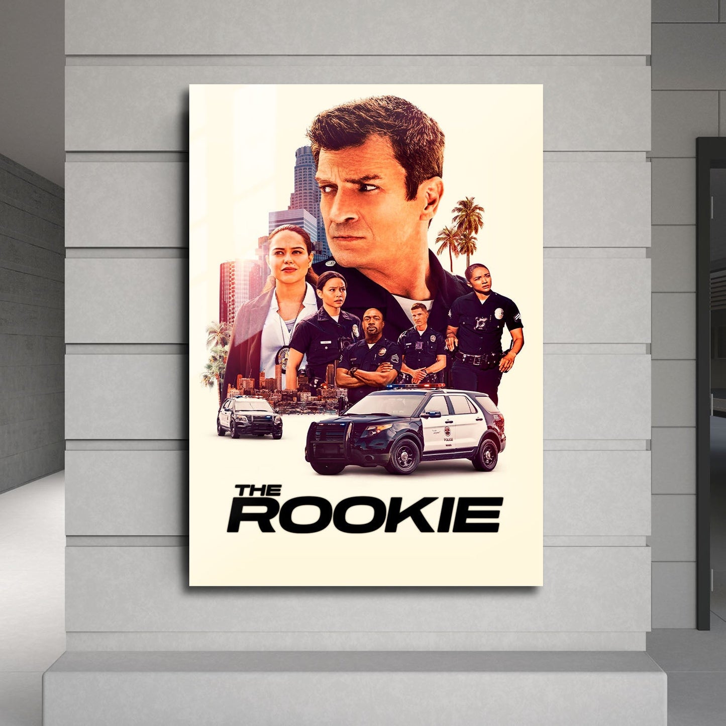Flex Designs Metal Poster The Rookie 24 x 36" Home Goods - TV Show 2018 TV Show Metal Poster